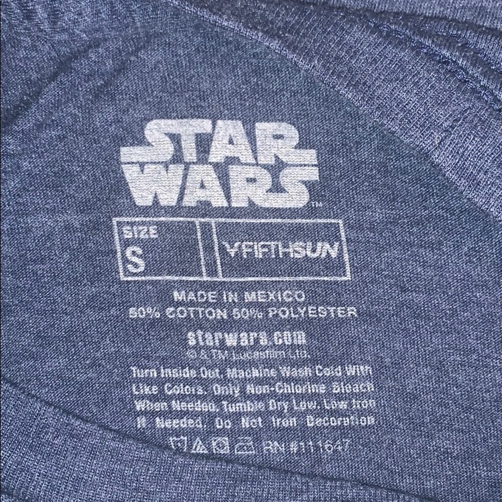 NWOT Star Wars Distressed Millenium Falcon  Shirt - Picture 4 of 4